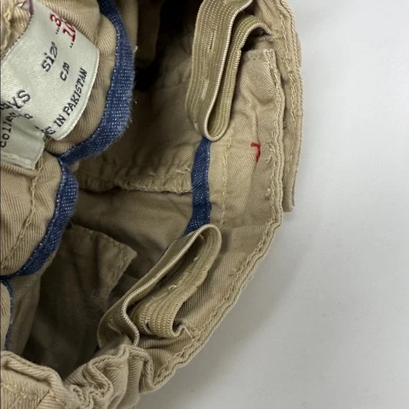 Zara Boys Kids Tan Pants zipper and pockets size 3/4 adjustable waist - Picture 8 of 11